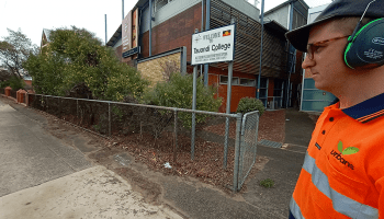 Urbans worker at Tauondi College