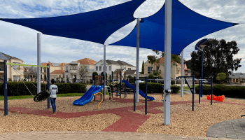 Playground construction work