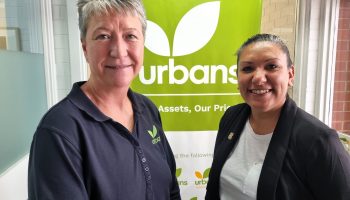 Urbans CEO Belinda Seddon with consultant Kimberley Wanganeen.